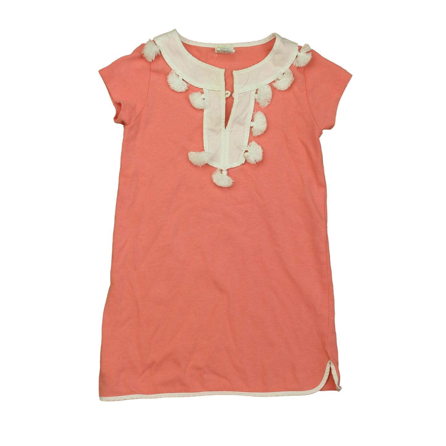 Crewcuts Girls Pink | White Dress Size: 4T Pink | White