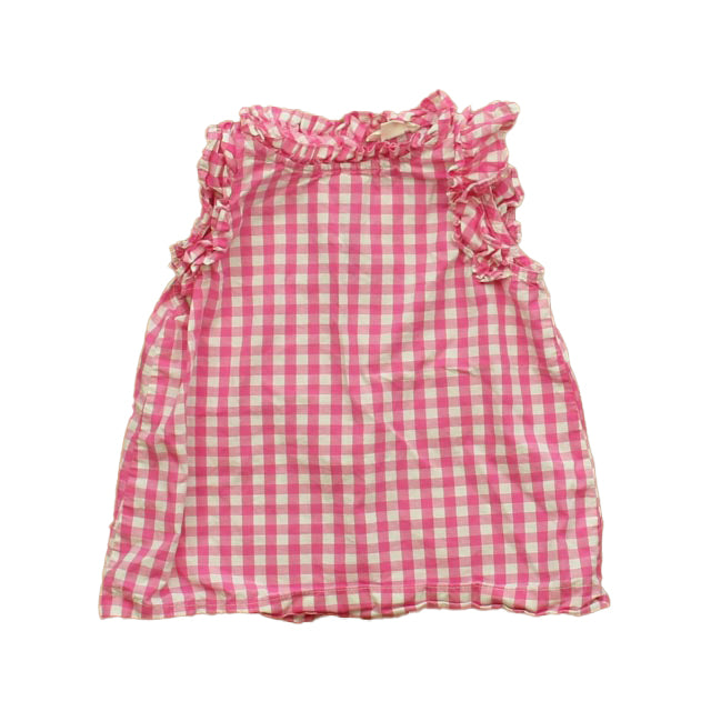 Crewcuts Girls Pink | White Blouse Size: 4T Pink | White