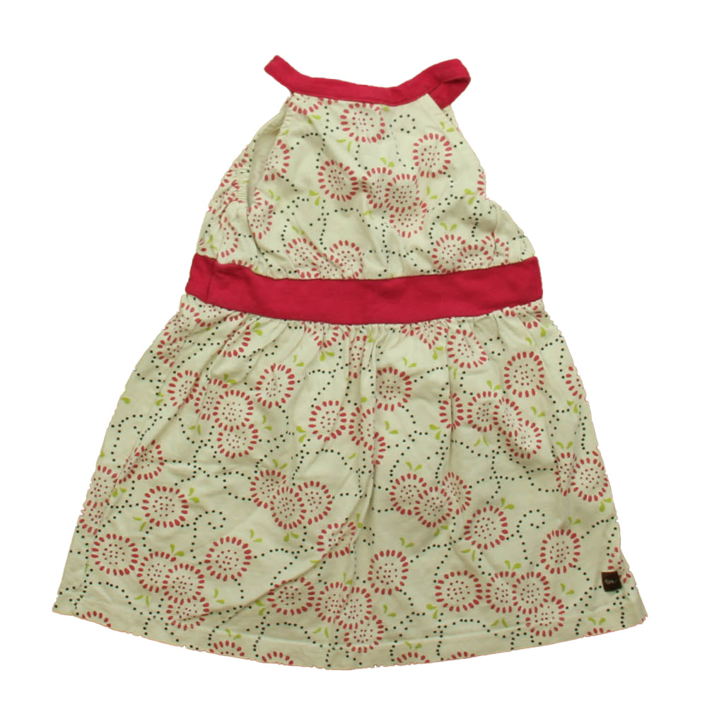 Tea Girls Pink | White Dress Size: 2T Pink | White