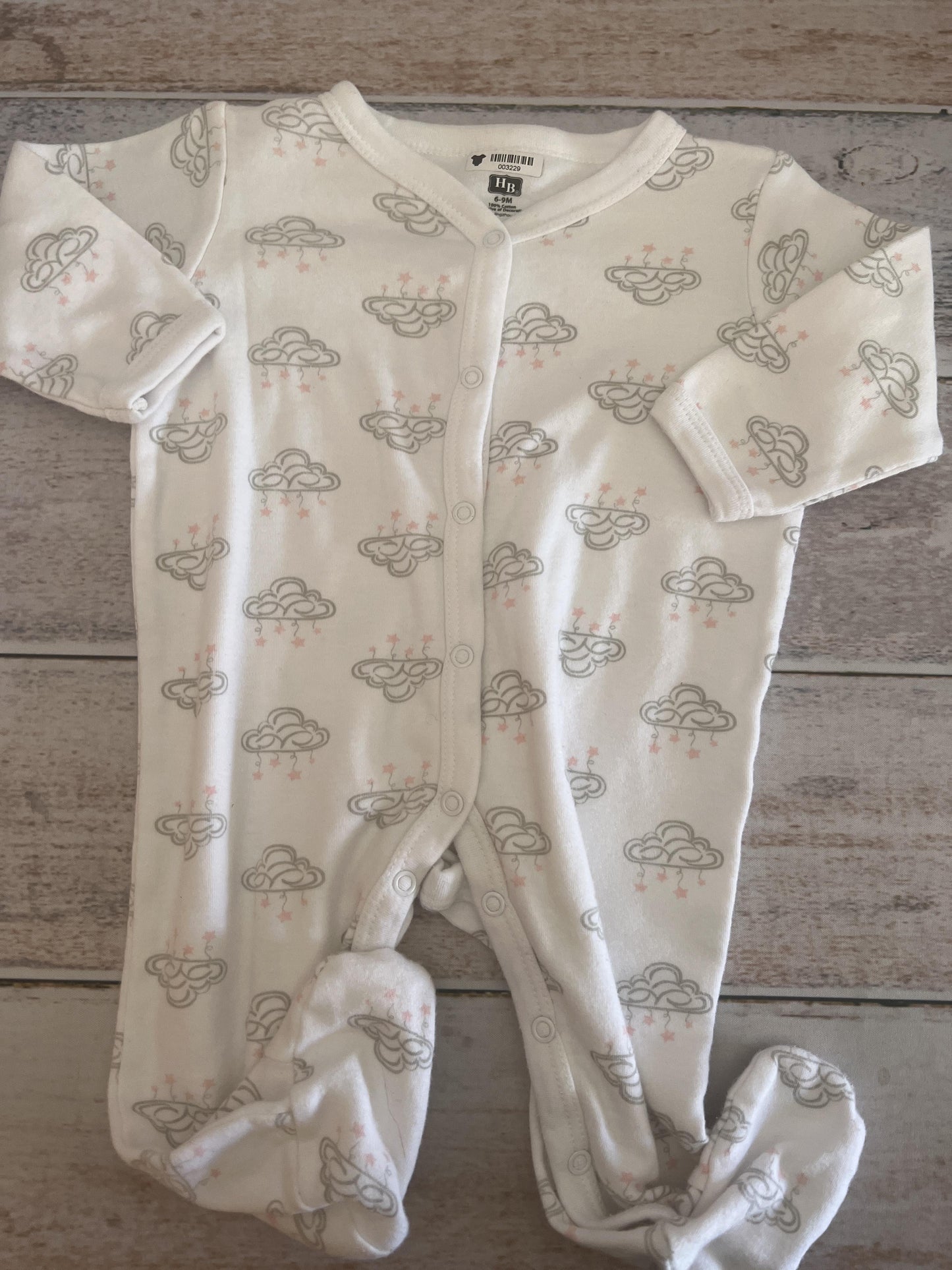 Hudson Girls pink | Wool White Pajamas Size: 6-9 months pink | Wool White