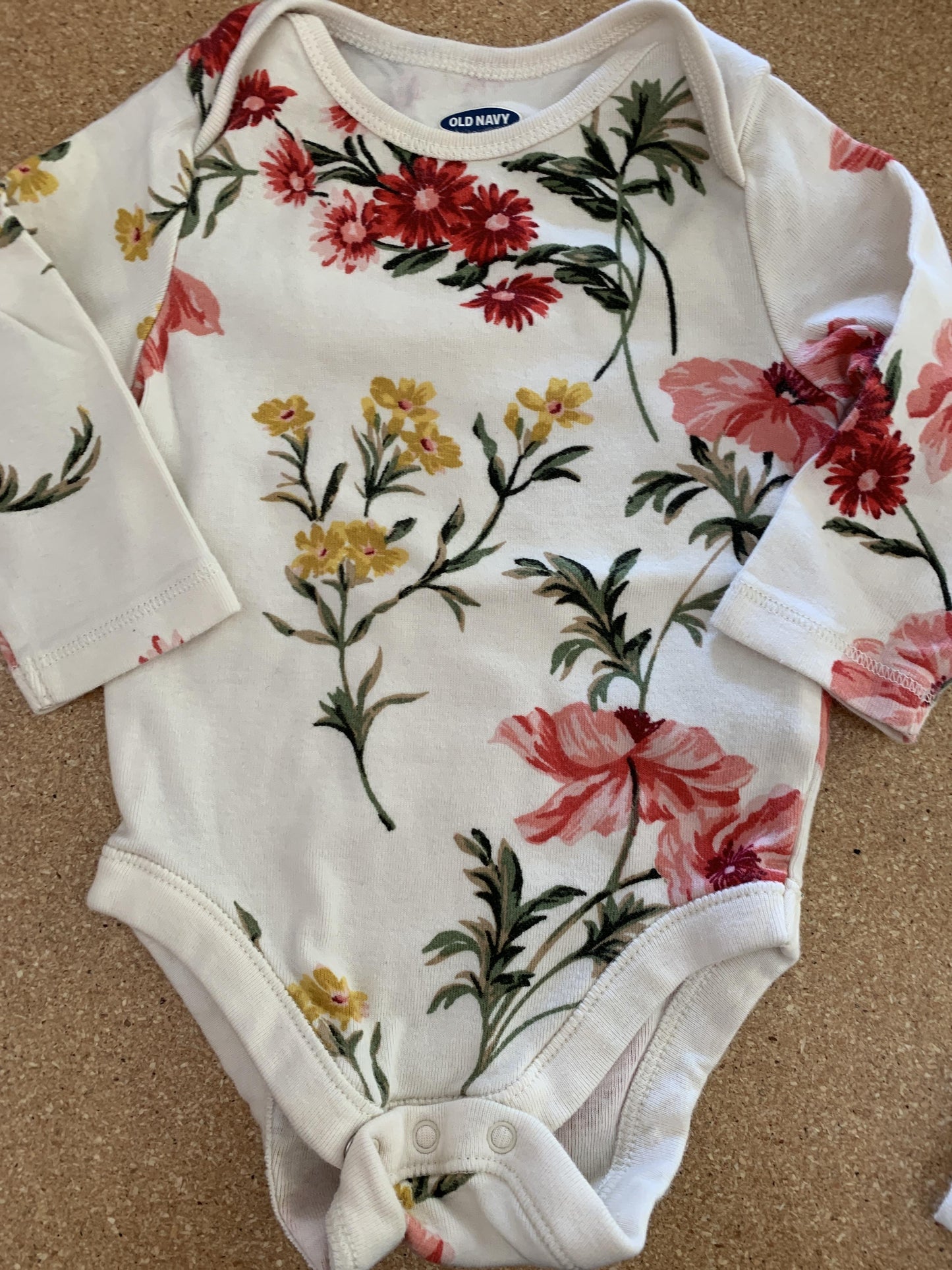 Old Navy Girls pink | Wool White Onesie Size: 3-6 months pink | Wool White
