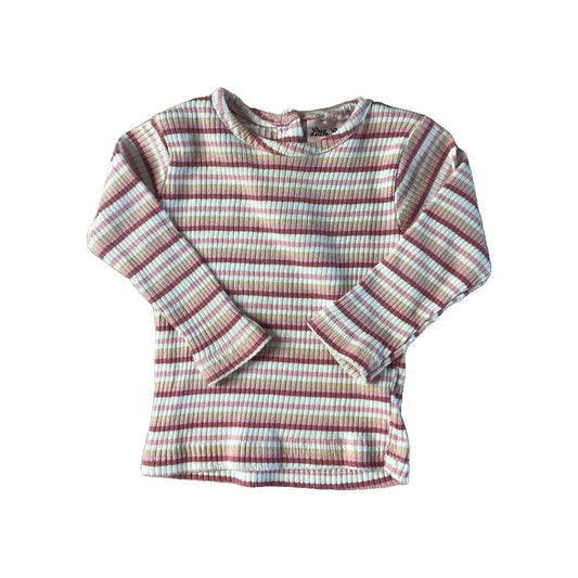 Little Lass Unisex pink | Yellow | White Long Sleeve T-Shirt Size: 18 months pink | Yellow | White