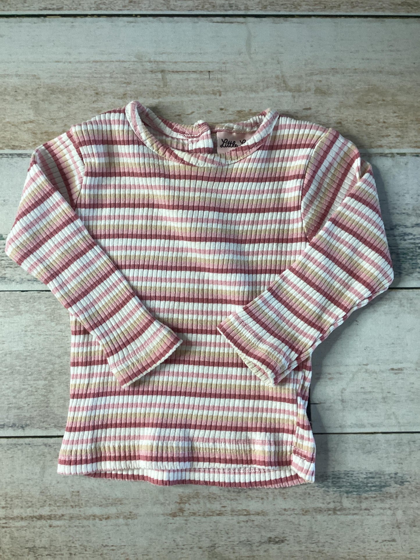 Little Lass Unisex pink | Yellow | White Long Sleeve T-Shirt Size: 18 months pink | Yellow | White