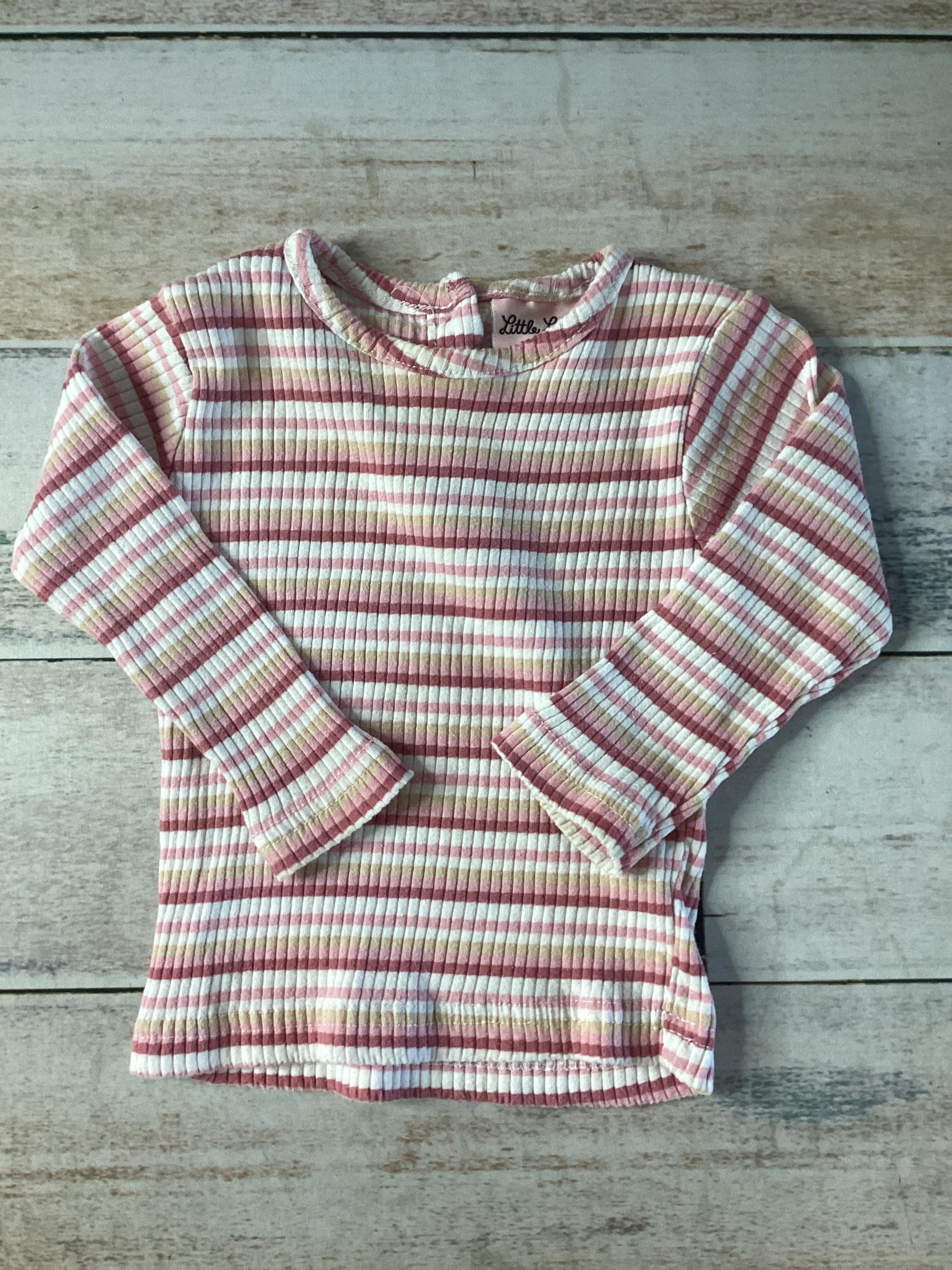 Little Lass Unisex pink | Yellow | White Long Sleeve T-Shirt Size: 18 months pink | Yellow | White