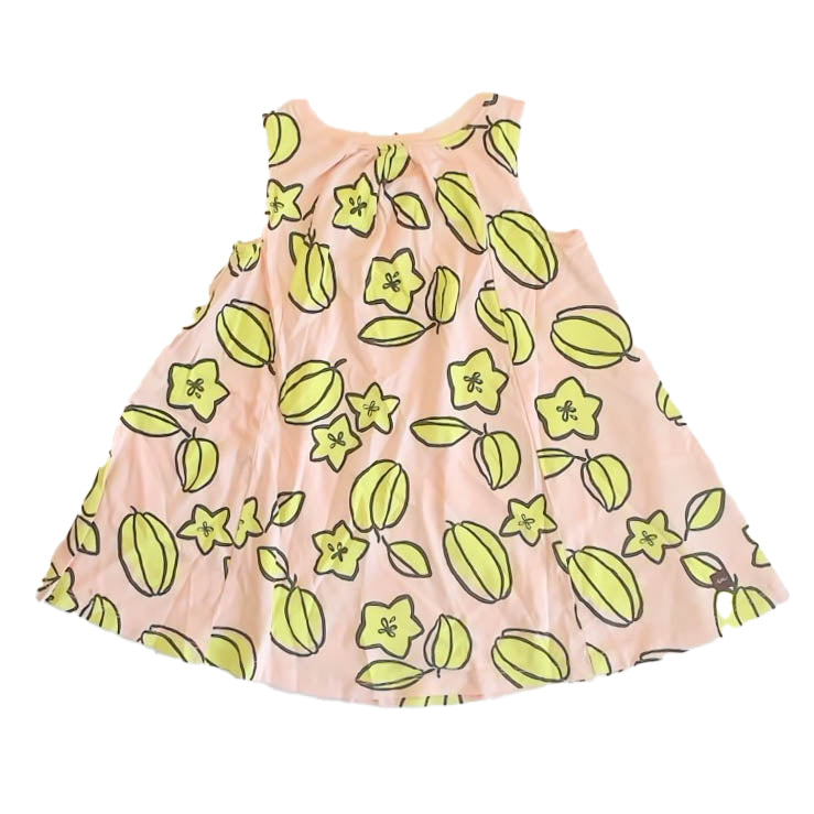 Tea Collection Girls Pink | Yellow Dress Size: 2T Pink | Yellow
