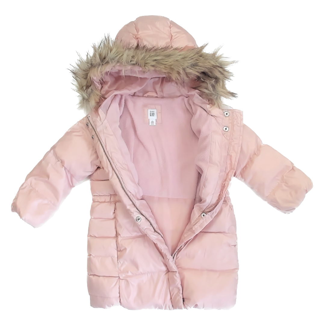 Gap Girls Pink Winter Coat Size: 4T Pink