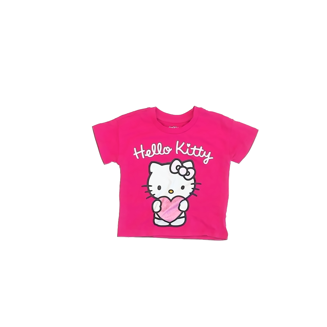 Hello Kitty Girls Pink T-Shirt Size: 2T Pink