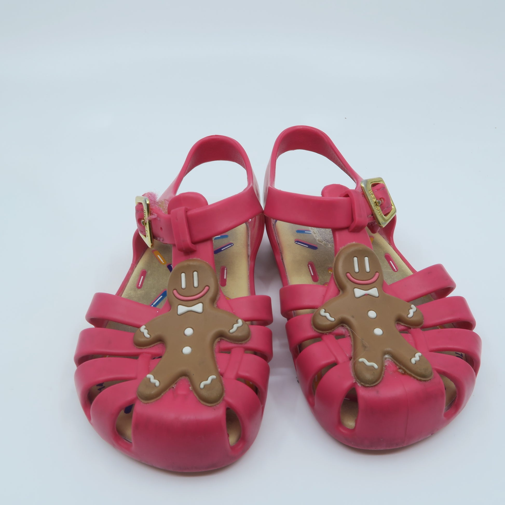 Mini Melissa Girls Pink Sandals Size: 5 Toddler Pink