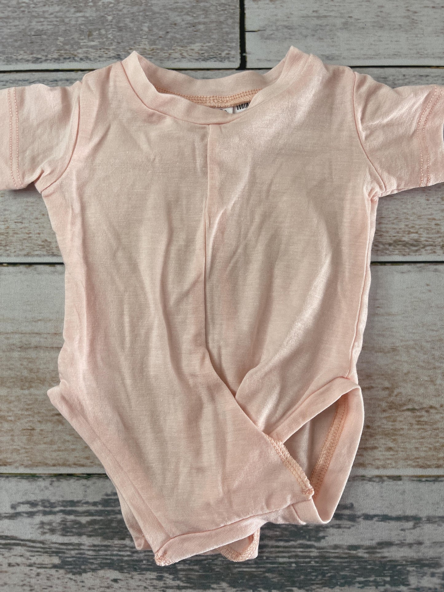 Peasy Girls pink Onesie Size: Newborn pink