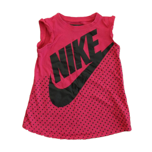 Nike Girls Pink Dress Size: 18 Months Pink