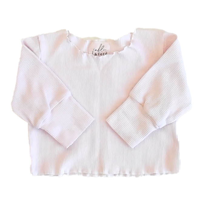 Fable & Ford Girls Pink Long Sleeve Shirt Size: 3T Pink