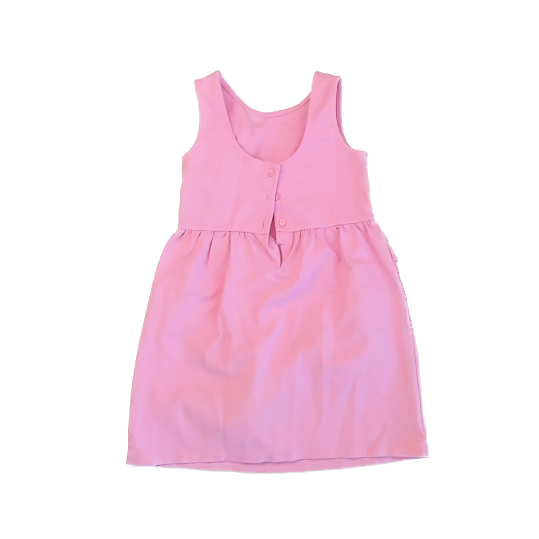 Janie and Jack Girls Pink Dress Size: 6 Years Pink