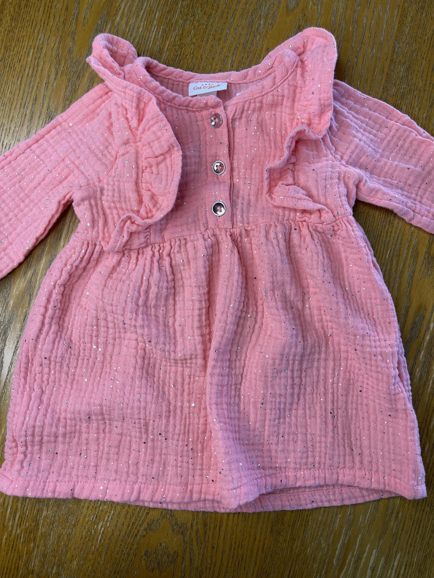 Cat & Jack Girls pink Dress Size: 12 months pink