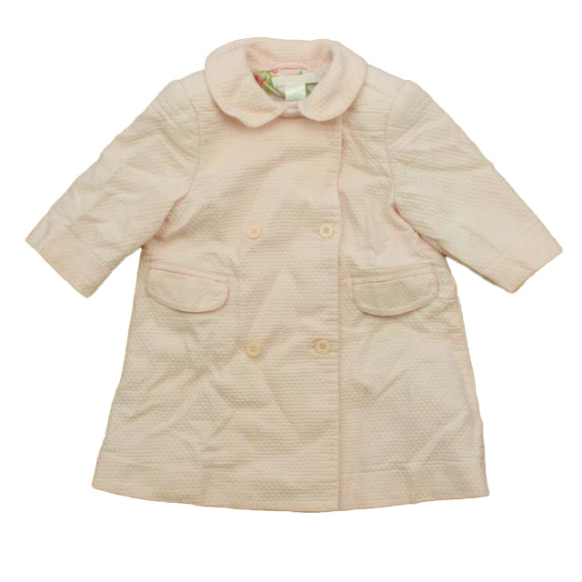 Janie and Jack Girls Pink Jacket Size: 6-12 Months Pink