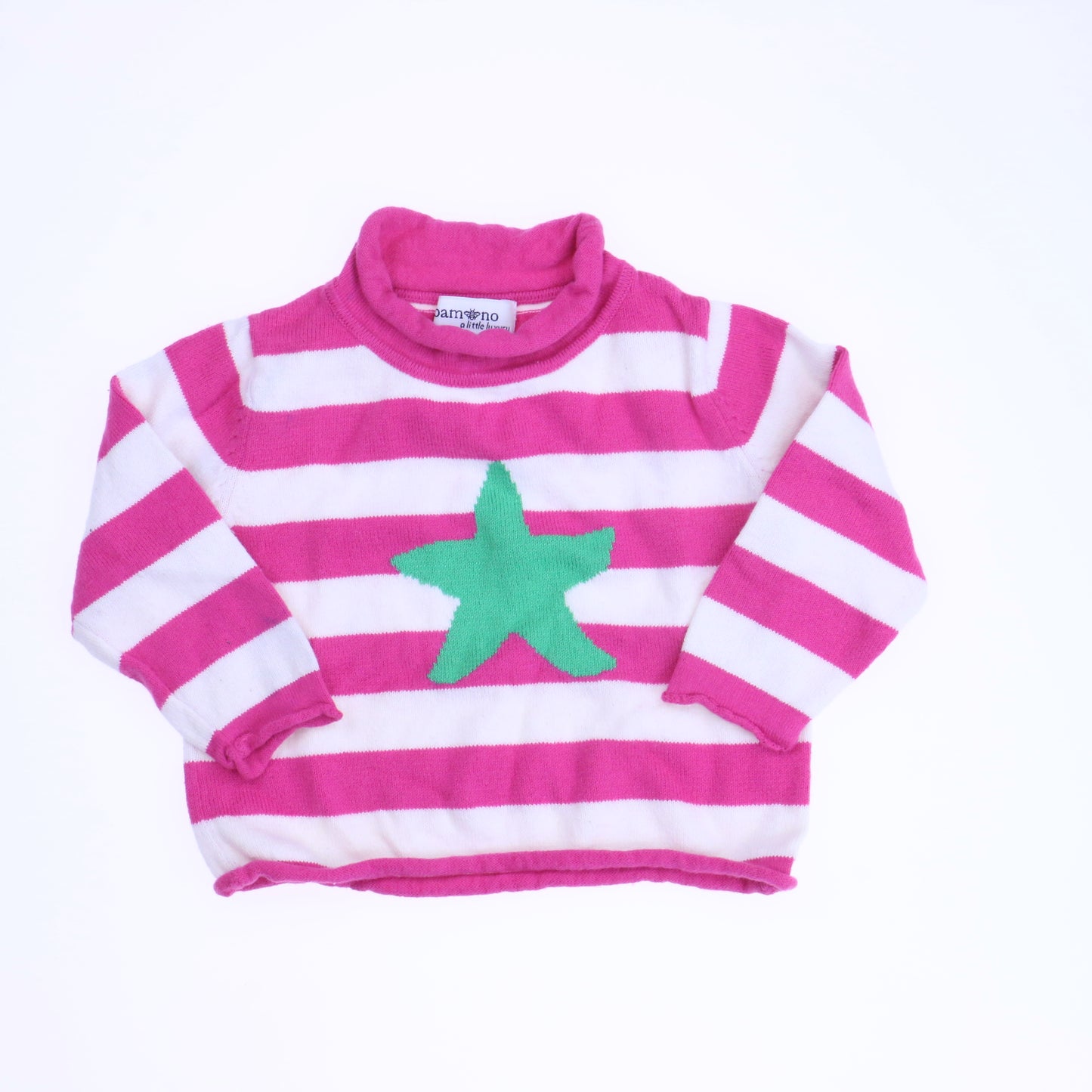 Bambino Girls Pink Sweater Size: 6-12 Pink