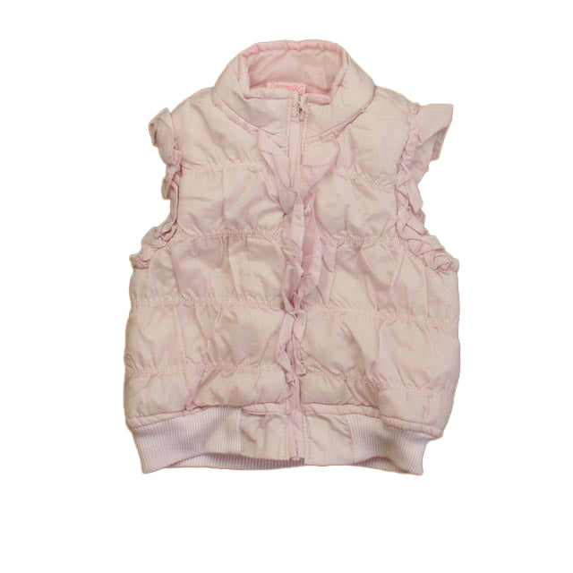 Nanette Baby Girls Pink Vest Size: 24 Months Pink