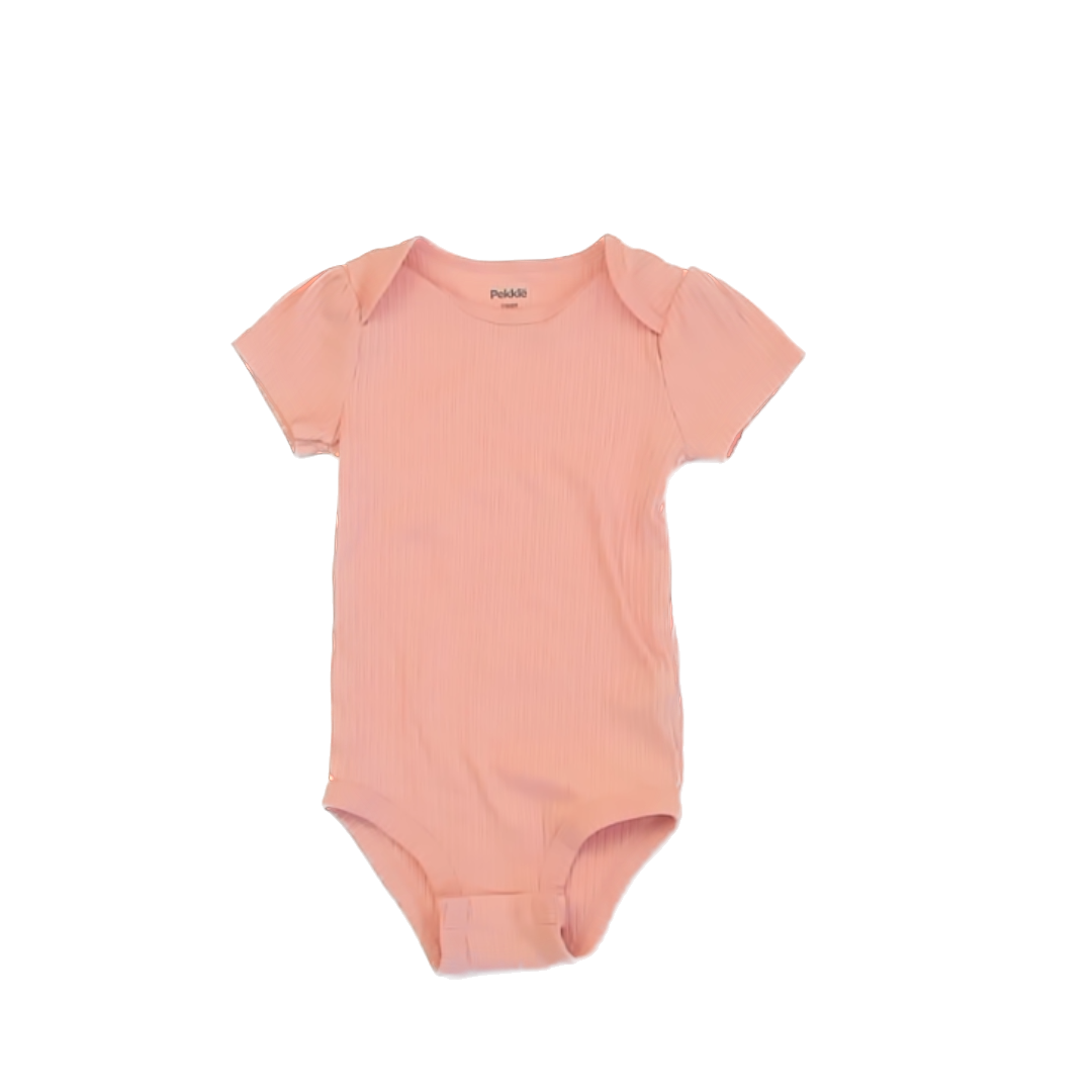 Pekkle Girls Pink Onesie Size: 24 Months Pink