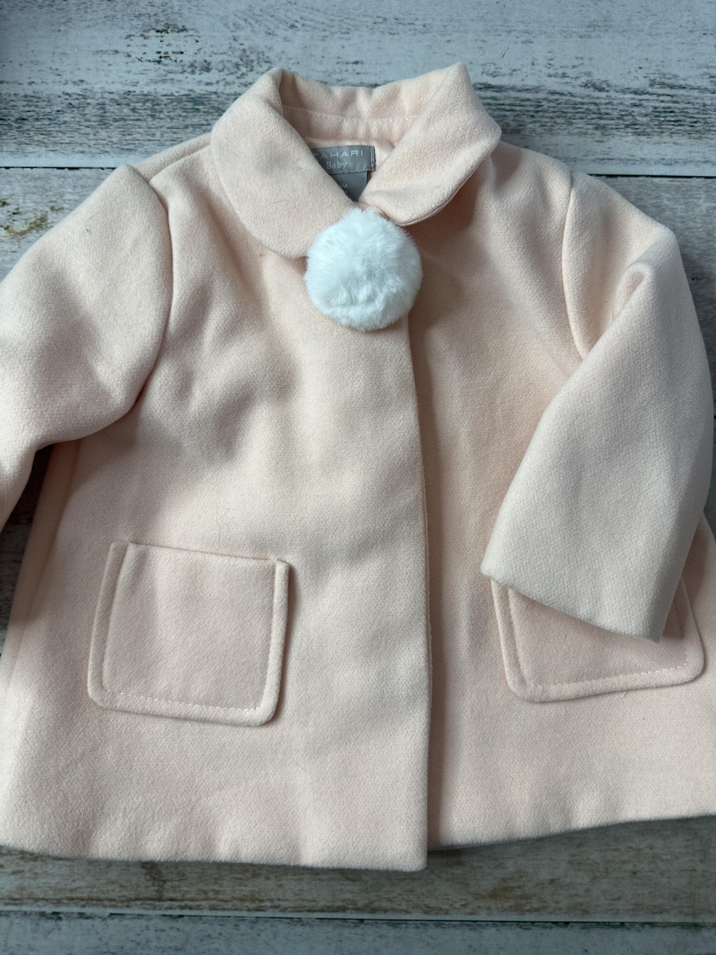 Tahari Unisex pink Jacket Size: 3-6 months pink