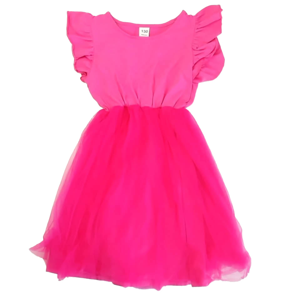 Unknown Brand Girls Pink Dress Size: 7 Years Pink