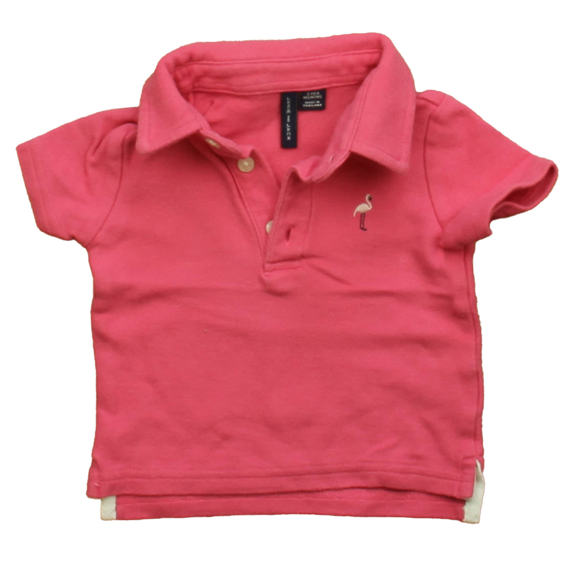 Janie and Jack Boys Pink Polo Shirt Size: 3-6 Months Pink