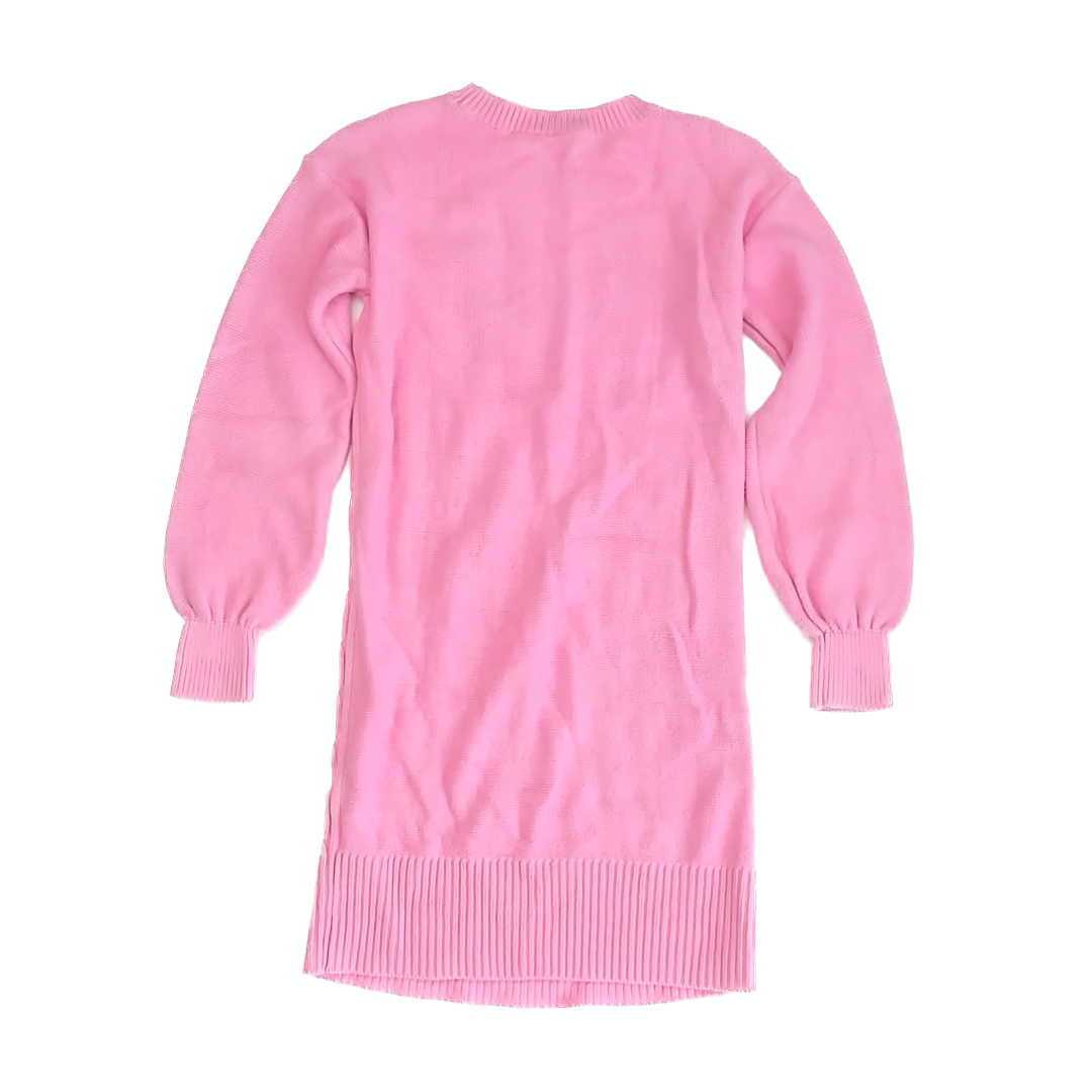 Gap Girls Pink Sweater Dress Size: M (8) Pink