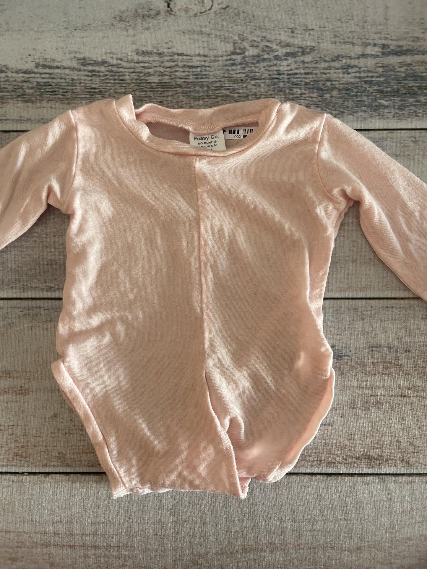 Peasy Girls pink Onesie Size: 0-3 months pink