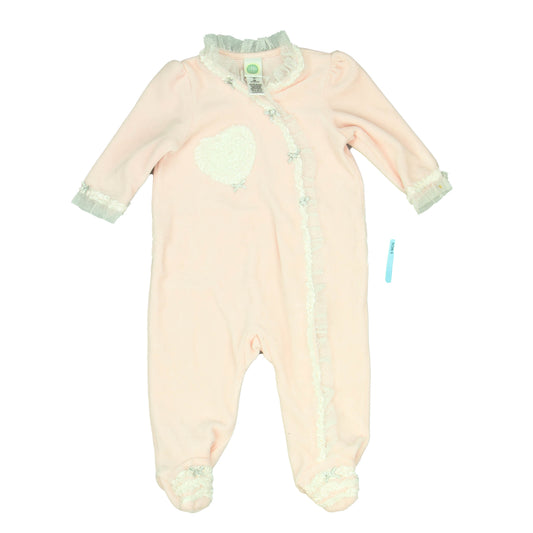 Little Me Girls Pink Long Sleeve Outfit Size: 6 Months Pink
