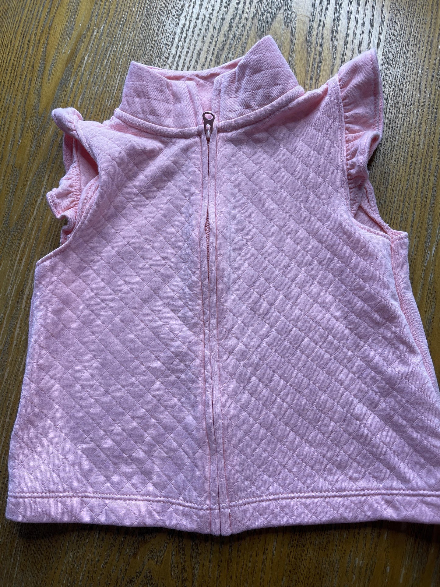 Carters Girls pink Vest Size: 12 months pink
