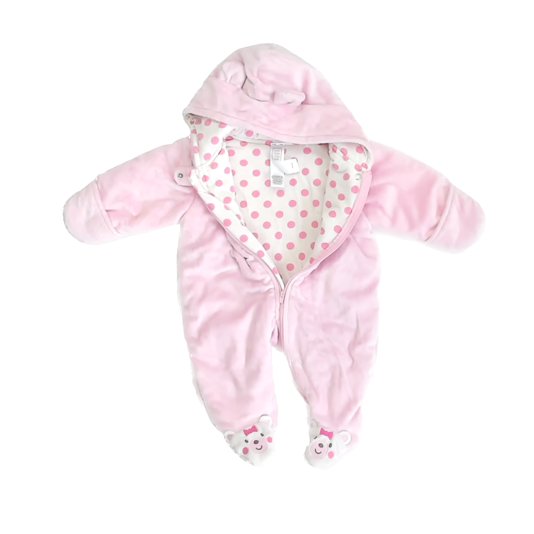 Carter''s Girls Pink Bunting Size: 0-3 Months Pink