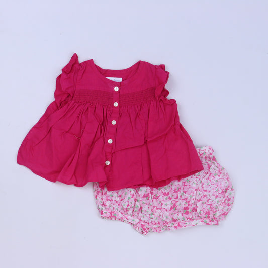 Ralph Lauren Girls Pink Apparel Sets Size: 3 Months Pink