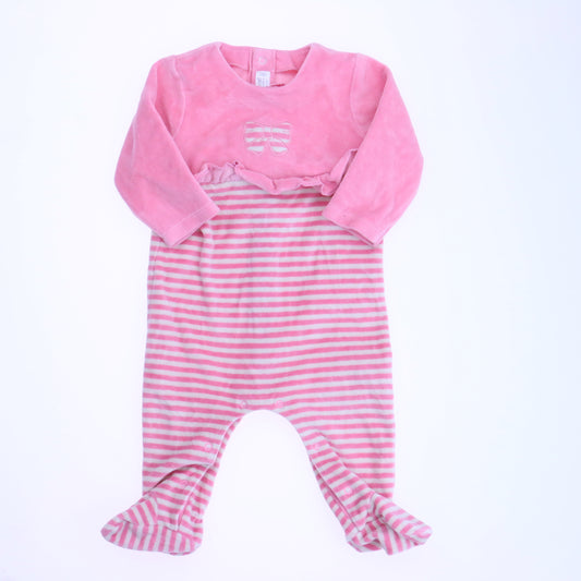 Mayoral Girls Pink 1-piece footed Pajamas Size: 2-4 Months Pink