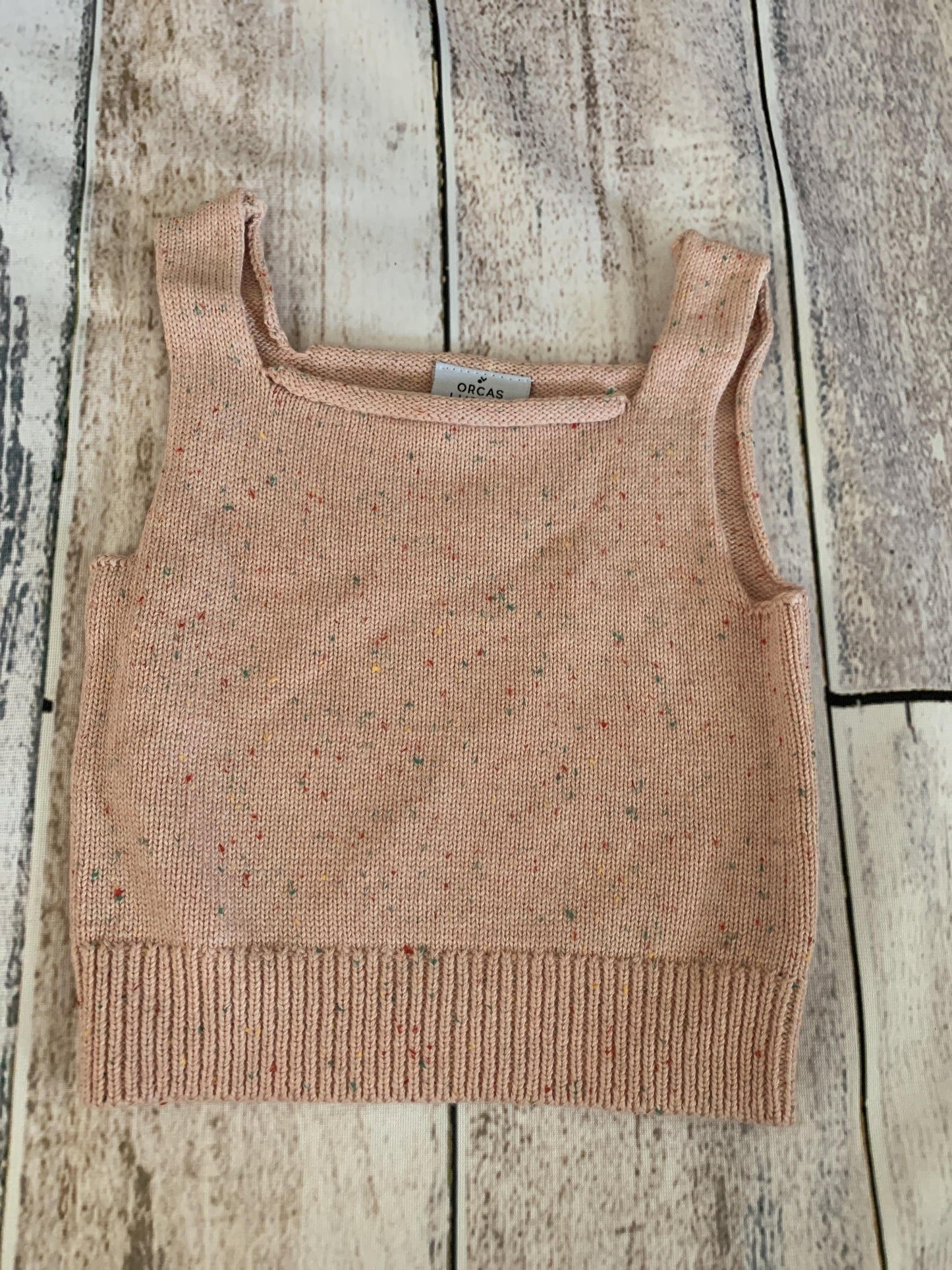 Orcas Lucille Girls pink Tank Top Size: 12-18 months pink