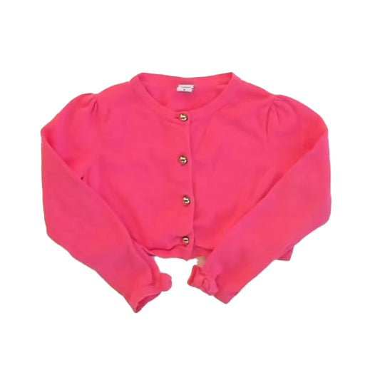 Janie and Jack Girls Pink Cardigan Size: 3T Pink