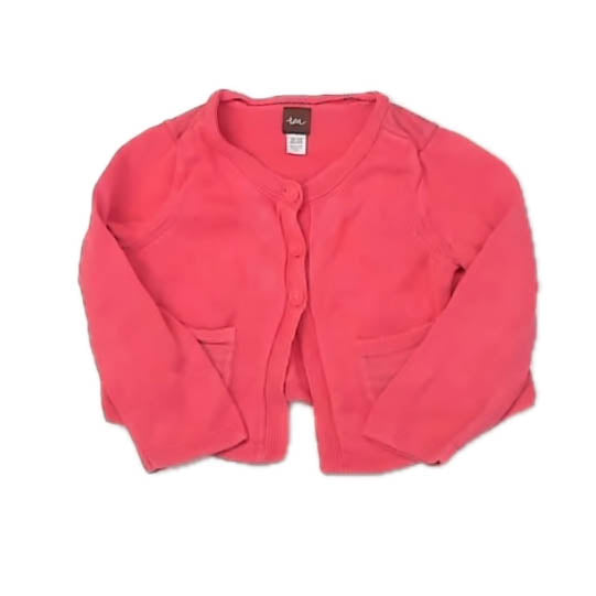 Tea Collection Girls Pink Cardigan Size: 18-24 Months Pink