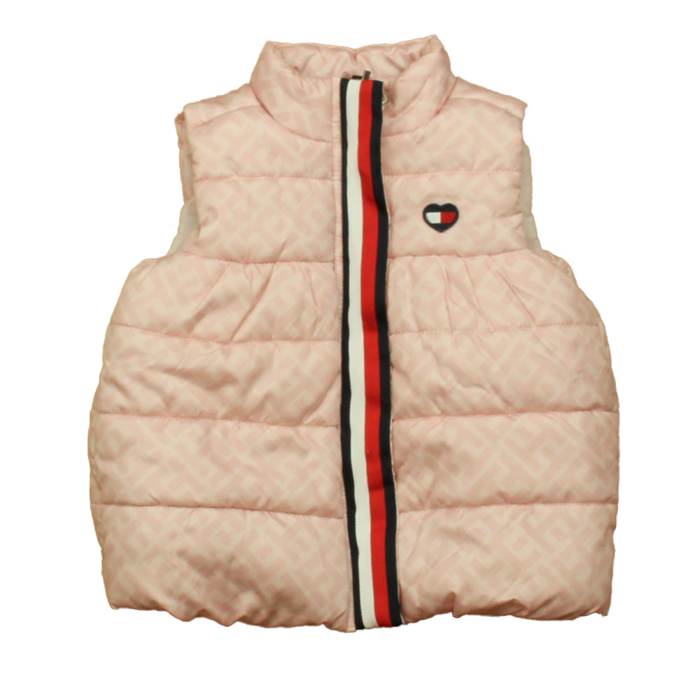 Tommy Hilfiger Girls Pink Vest Size: 3T Pink
