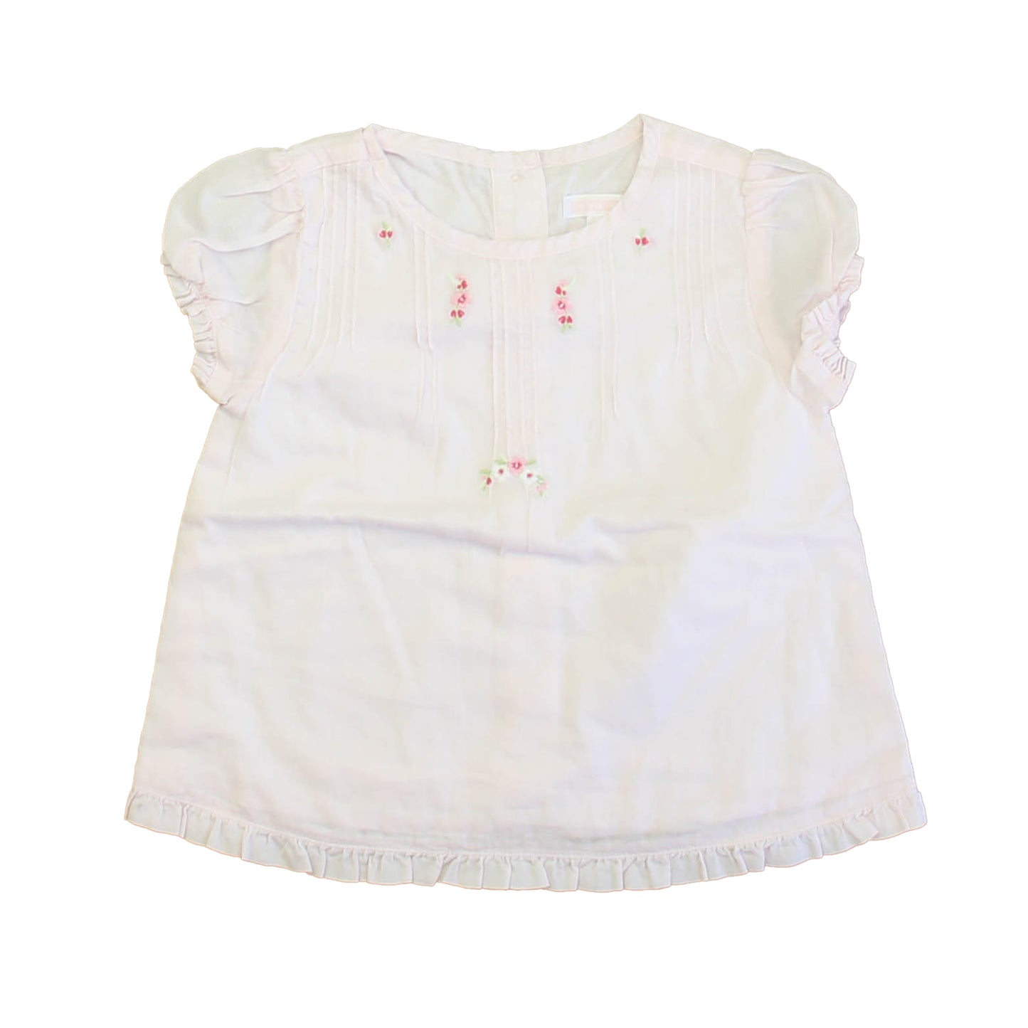 Janie and Jack Girls Pink Blouse Size: 18-24 Months Pink