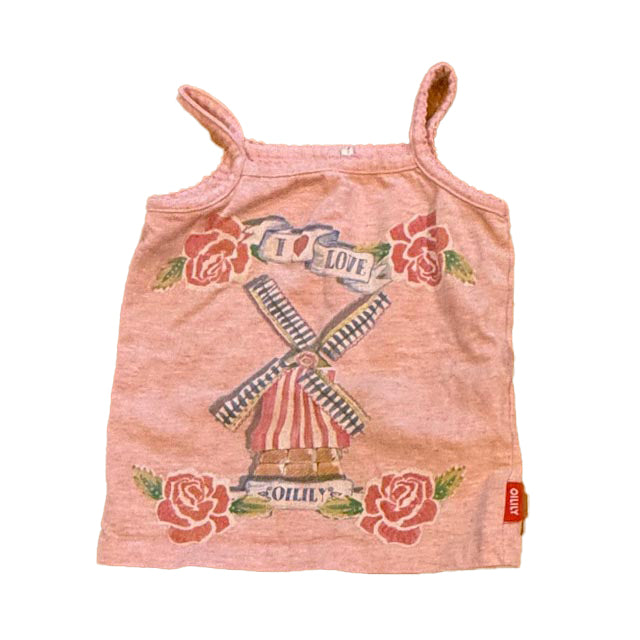 Oilily Girls Pink Tank Top Size: 18 Months Pink