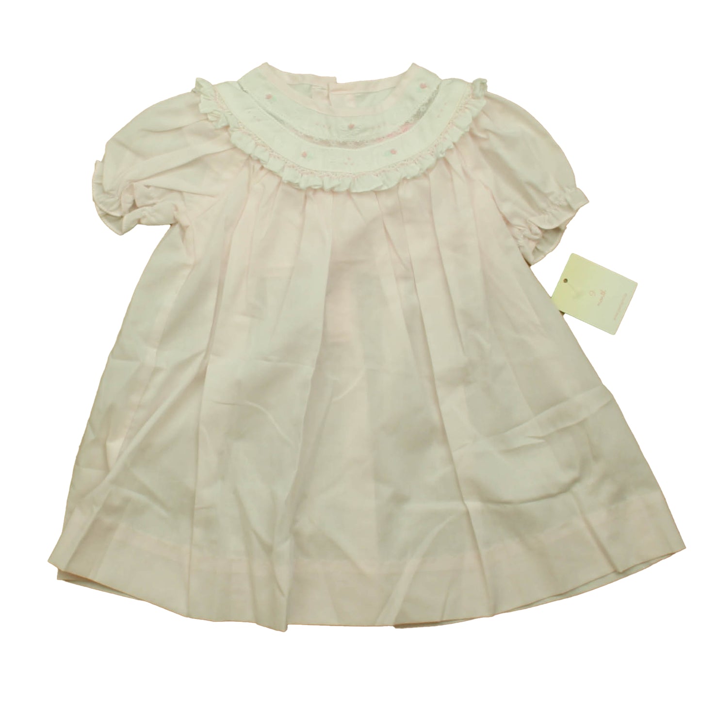 Petit Ami Girls Pink Dress Size: 9 Months Pink