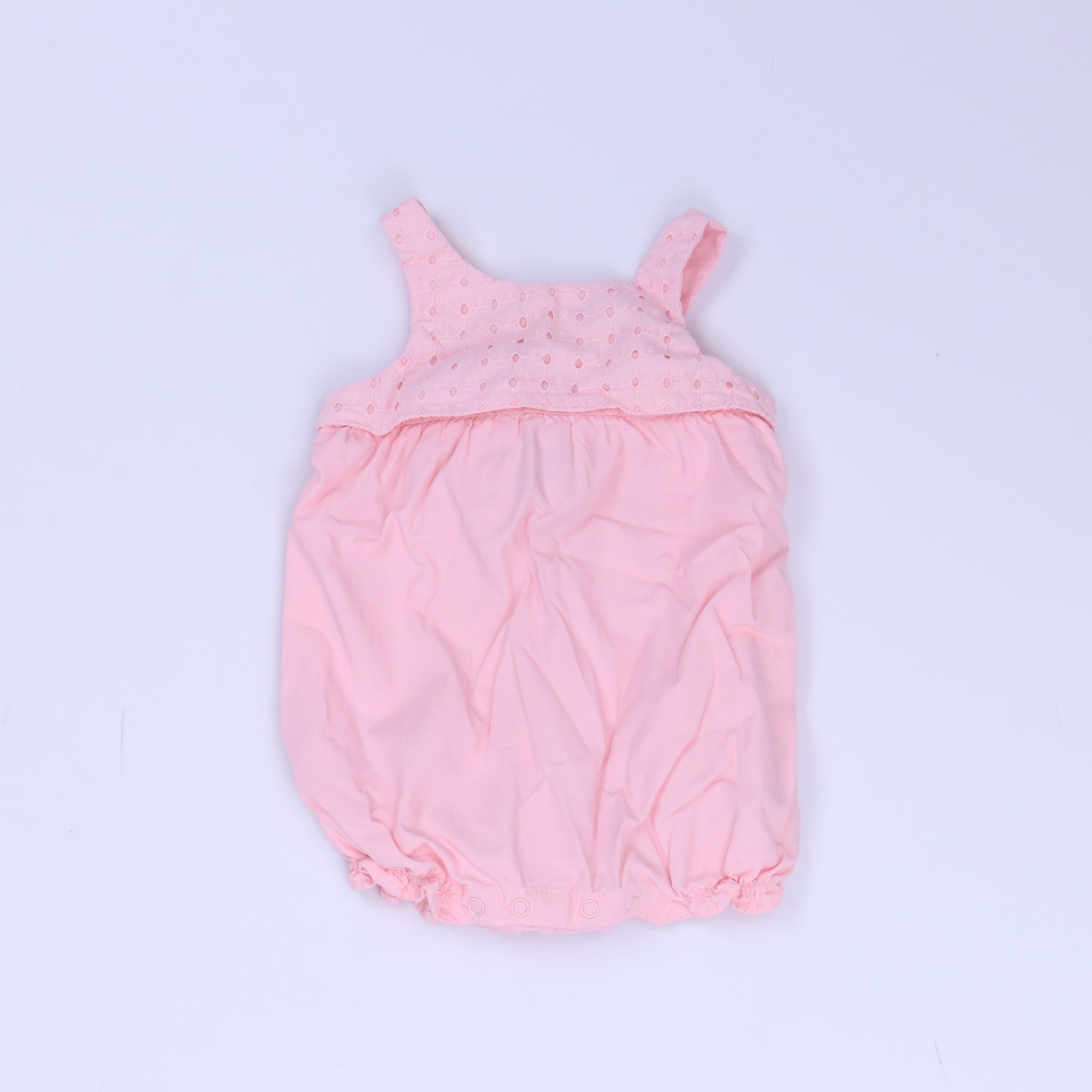 Janie & Jack Girls Pink Romper Size: 3-6 Months Pink