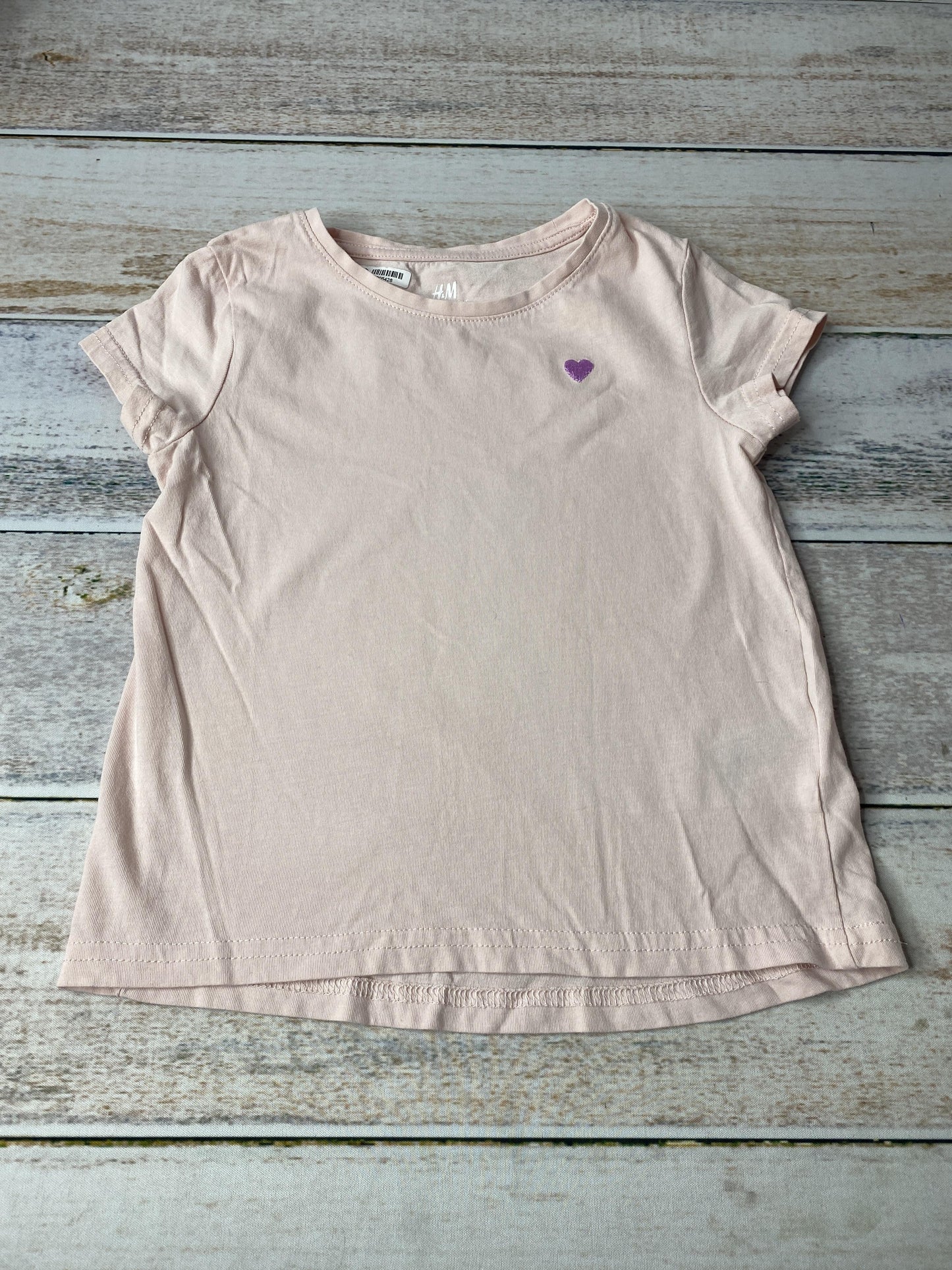 H&M Girls pink T-Shirt Size: 4T pink