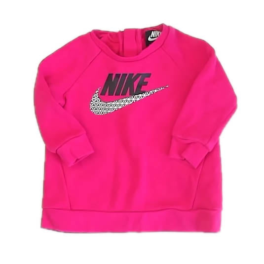Nike Girls Pink Athletic Top Size: 12 Months Pink