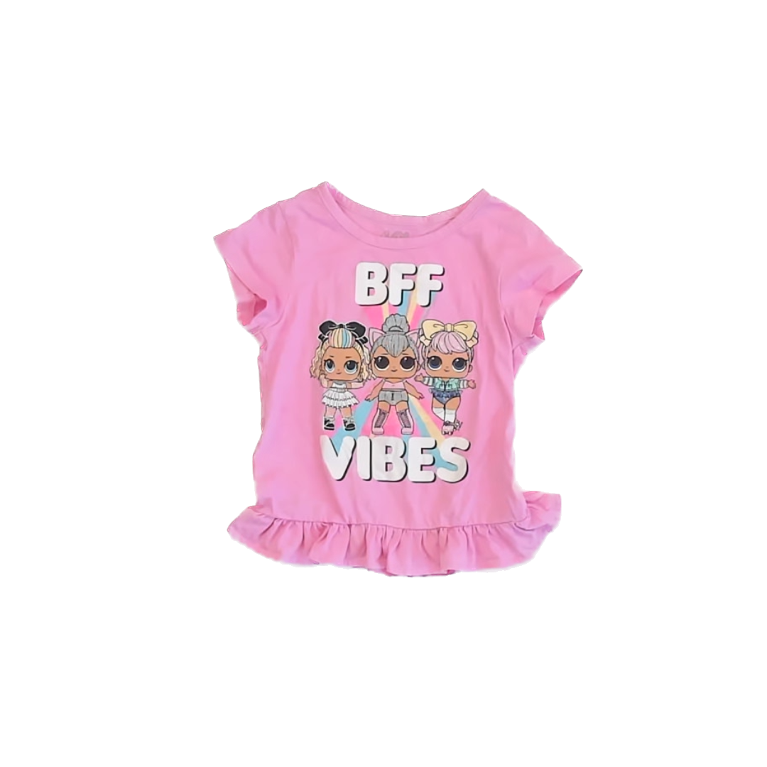 LOL Girls Pink T-Shirt Size: 5T Pink