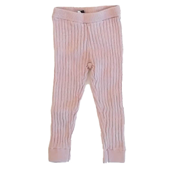 Tea Collection Girls Pink Leggings Size: 9-12 Months Pink