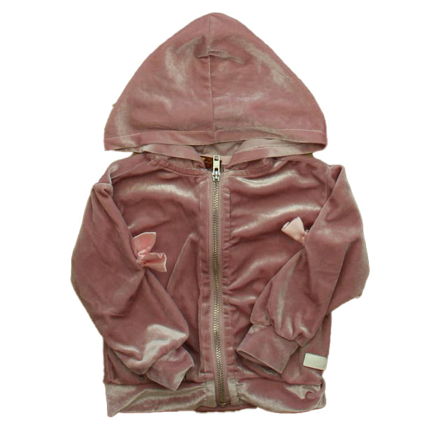 7 for all Mankind Girls Pink Hoodie Size: 12 Months Pink