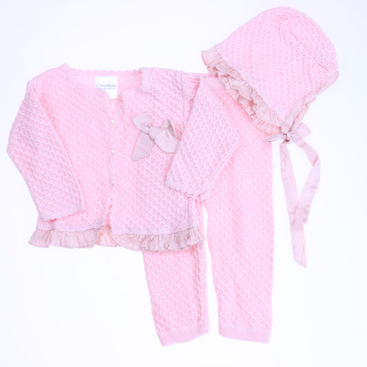 Antonella Kids Girls Pink Apparel Sets Size: 9 Months Pink