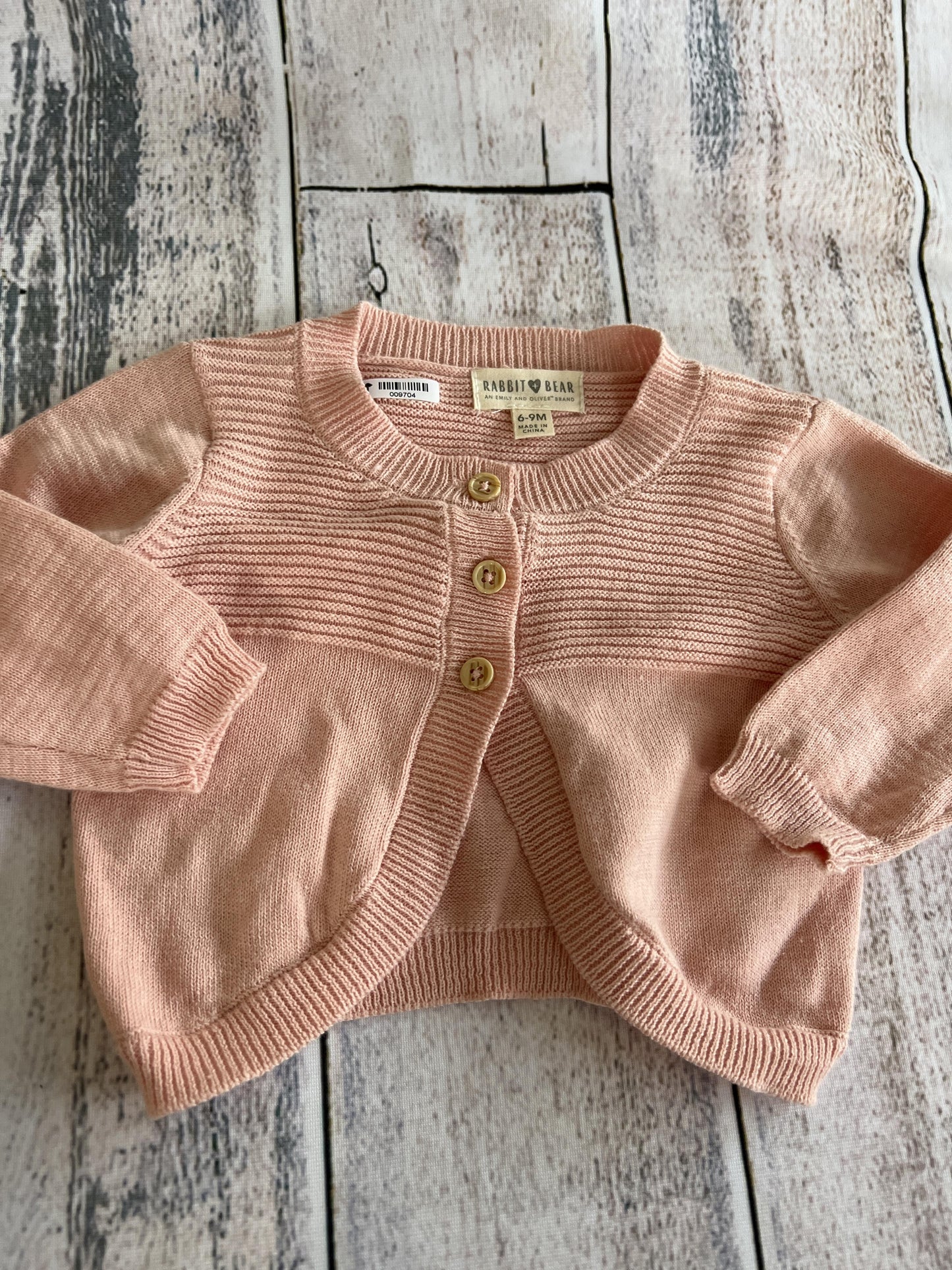 Rabbit Bear Girls pink Sweater Size: 6-9 months pink