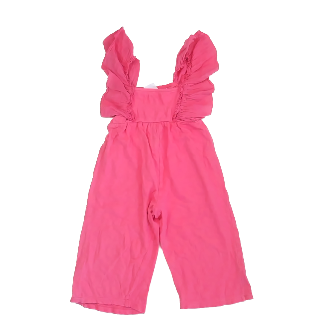Zara Girls Pink Romper Size: 3-4T Pink