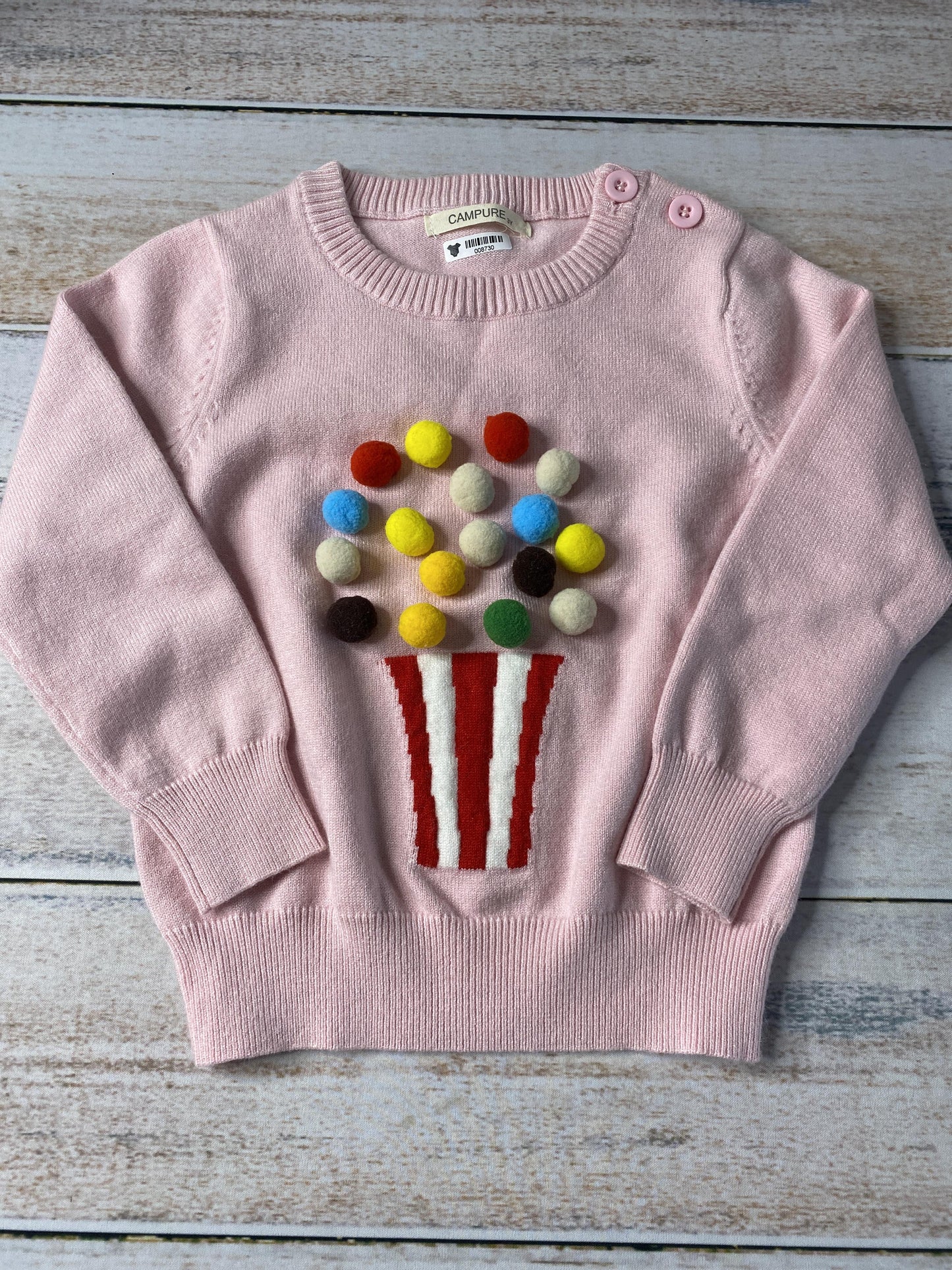 Campure Girls pink Sweater Size: 3T pink