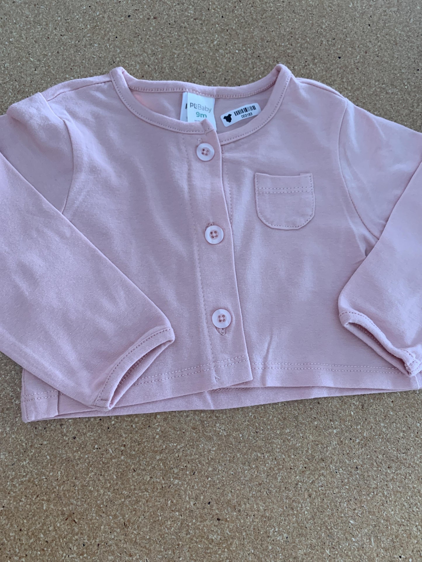 Carters Girls pink Long Sleeve T-Shirt Size: 9 months pink