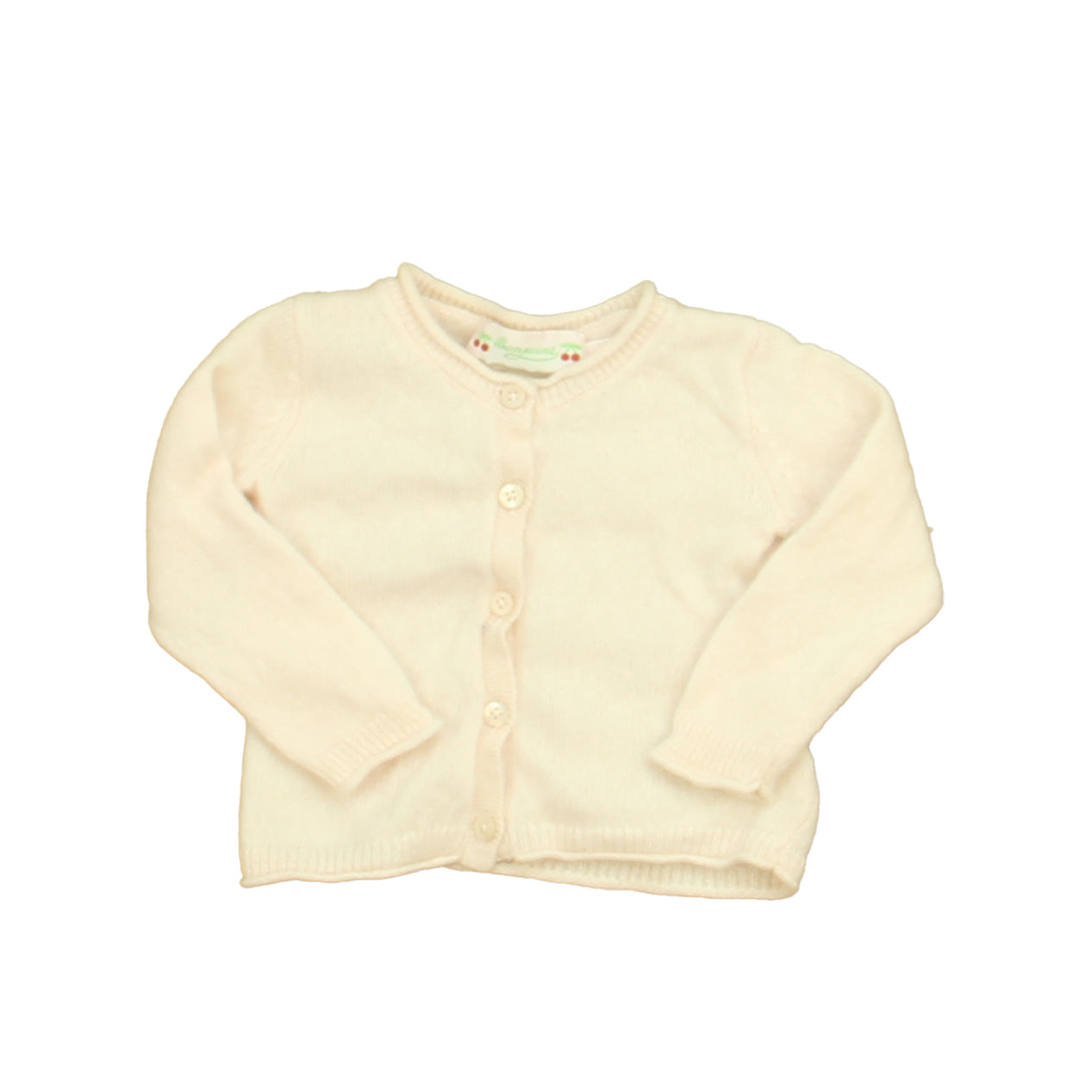 Bonpoint Girls Pink Cardigan Size: 3 Months Pink